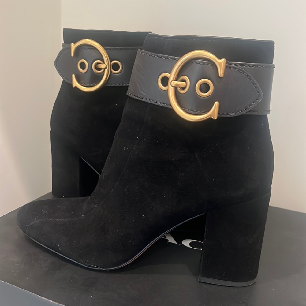 Coach Black ankle boots
